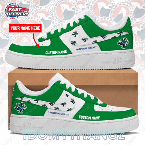 PERSONALIZED ABBOTSFORD CANUCKS AIR FORCE SNEAKERS