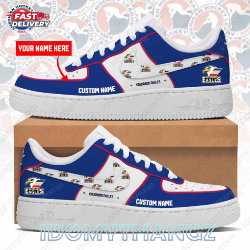 PERSONALIZED COLORADO EAGLES AIR FORCE SNEAKERS