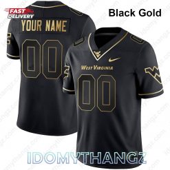 PREMIUM WEST VIRGINIA MOUNTAINEERS 2024 VAPOR FOOTBALL JERSEY