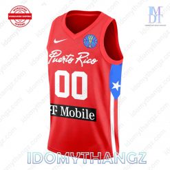 Puerto Rico Basketball Olympic Games Paris 2024 Custom Jersey