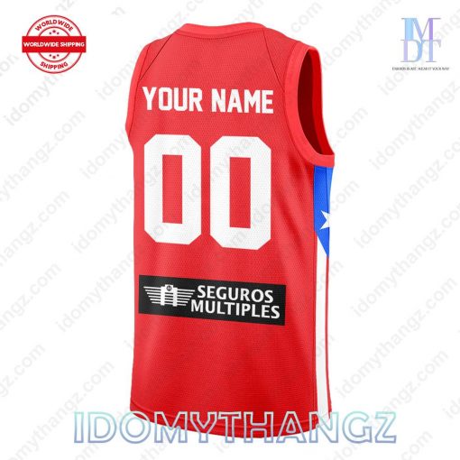 Puerto Rico Basketball Olympic Games Paris 2024 Custom Jersey