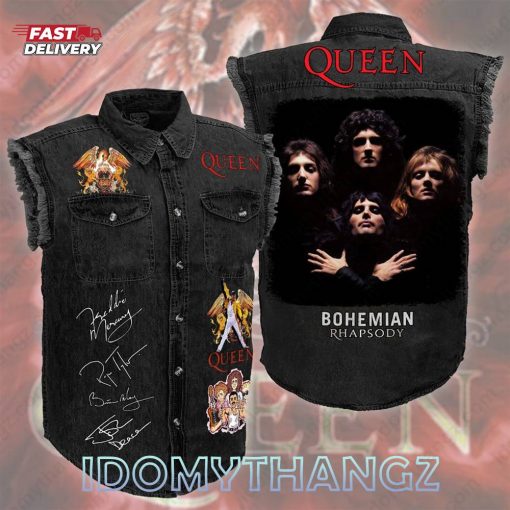 Queen Bohemian Rhapsody Sleeveless Denim Jacket