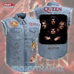 Queen Bohemian Rhapsody Sleeveless Denim Jacket