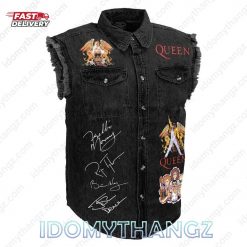 Queen Bohemian Rhapsody Sleeveless Denim Jacket