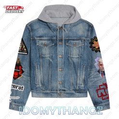 Rammstein Rock Star Hooded Denim Jacket