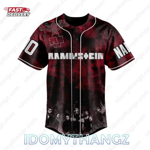 Rammstein Skull Customize Baseball Jersey