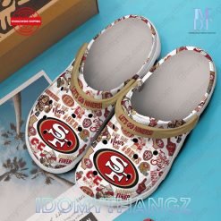 San Francisco 49ers Lets Go Niners Crocs Clogs