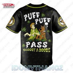 Scooby Doo Puff Puff Pass Baseball Jersey 3