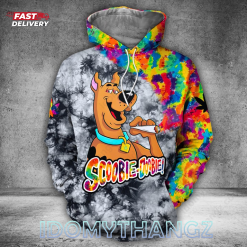 Scooby Doo Smoke Weed Tie Dye Hoodie 2