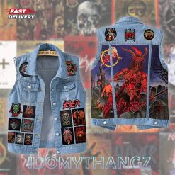 Slayed Back To Life Sleeveless Denim Jacket