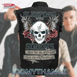 Sleeping With Sirens Sleeveless Denim Jacket