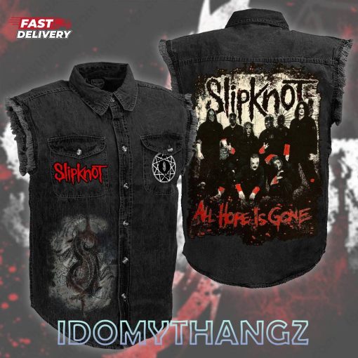 Slipknot All Hope Is Gone Sleeveless Denim Jacket