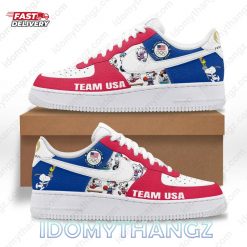 Snoopy Team USA Olympic 2024 Air Force 1