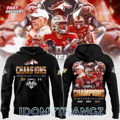 Special Birmingham Stallions UFL Champions 2024 Hoodie