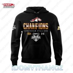 Special Birmingham Stallions UFL Champions 2024 Hoodie