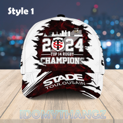 Stade Toulousain Champions Top 14 Rugby 2024 Classic Cap