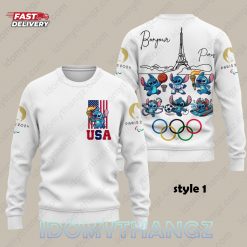 Stitch Olympic Paris 2024 Sweatshirt 2