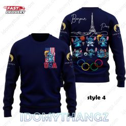 Stitch Olympic Paris 2024 Sweatshirt