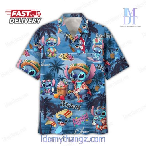 Stitch The Movie Aloha Summer Hawaiian Shirt