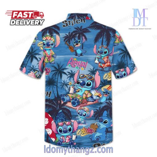 Stitch The Movie Aloha Summer Hawaiian Shirt