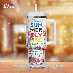 Summer Olympic Paris 2024 40 Oz Stanley Tumbler 3