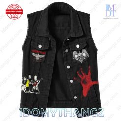 System Of A Down Aerials We Lose Ourselves But We Find It All Sleeveless Denim Jacket 2