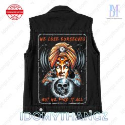 System Of A Down Aerials We Lose Ourselves But We Find It All Sleeveless Denim Jacket 3