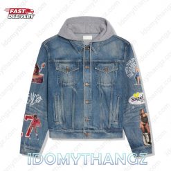 Tate McRae Think Later Hooded Denim Jacket