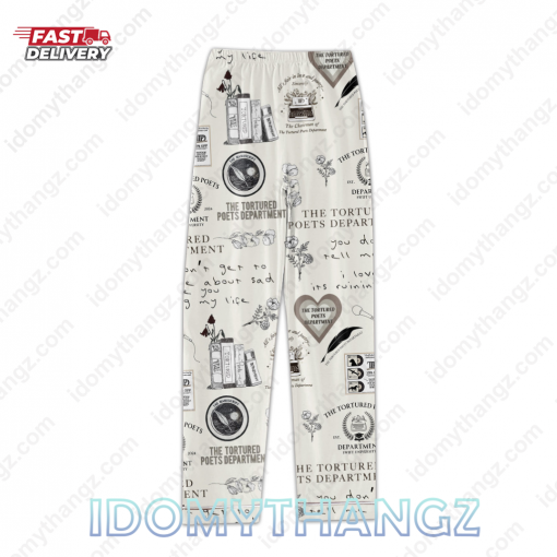 Taylor Swift Button Pajamas Set