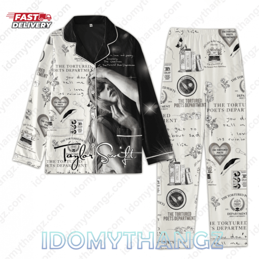 Taylor Swift Button Pajamas Set