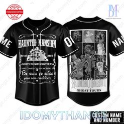 The Haunted Mansio Ghost Tour Baseball Jersey