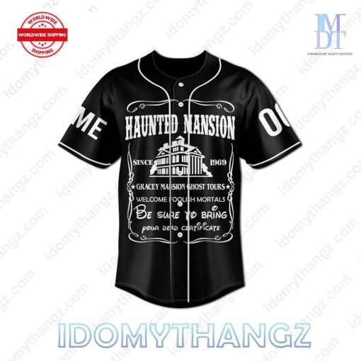 The Haunted Mansion Ghost Tour Baseball Jersey