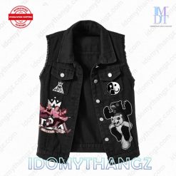 Fall Out Boy The Rest Of Us Can Find Happiness In Misery Sleeveless Denim Jacket