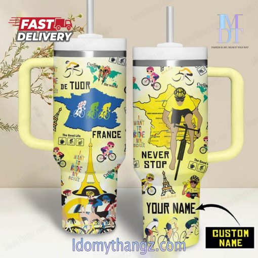 Tour de France 2024 Never Stop Stanley Tumbler