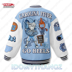 UNC Carolina Fever Baseball Jacket 3