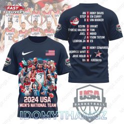 USA Basketball Dream Team Olympic Paris T-Shirt