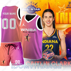 WNBA All Stars Customize Limited Edition Pink Basketball Jersey