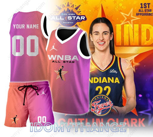 WNBA All Stars Customize Limited Edition Pink Basketball Jersey