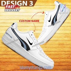 Custom Name Memphis Grizzlies Team NBA Air Force 1 Sneakers