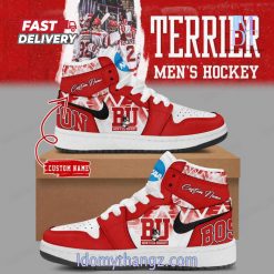 Boston University Terriers Men’s Hockey Custom Air Jordan 1