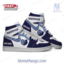 Memphis Grizzlies NBA Custom Name Air Jordan 1