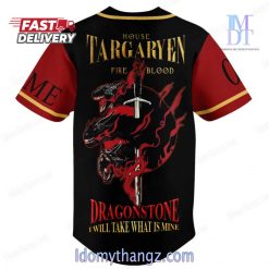 Game Of Throne Dragonstone Custom Baseball Jersey