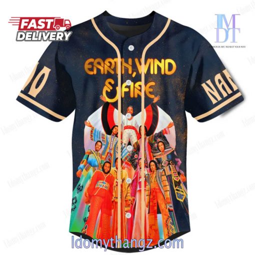 Earth Wind & Fire Heart & Soul Tour 2024 Custom Baseball Jersey