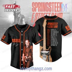 Bruce Springsteen & E Street Band 2024 Tour Baseball Jersey