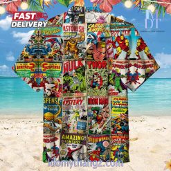 Marvel Retro Poster Hawaiian Shirt