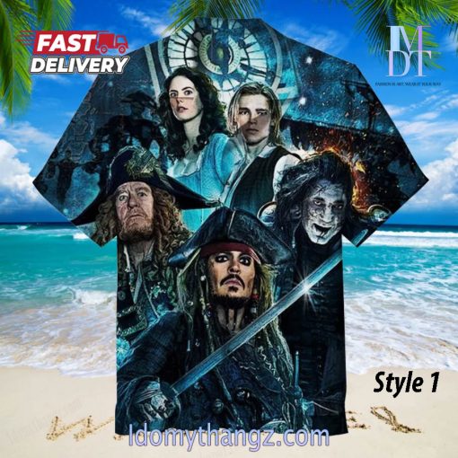 Pirates Of The Caribbean Dead Men Tell No Tales Hawaiian Shirt