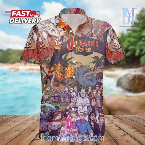 Welcome To Jurassic Park 1993 Hawaiian Shirt