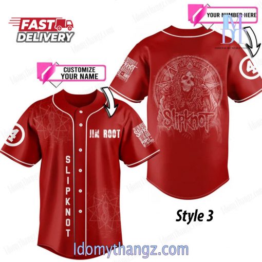 Slipknot Psychosocial Customize Baseball Jersey