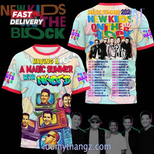 NKOTB Having A Magic Summer 2024 T-Shirt