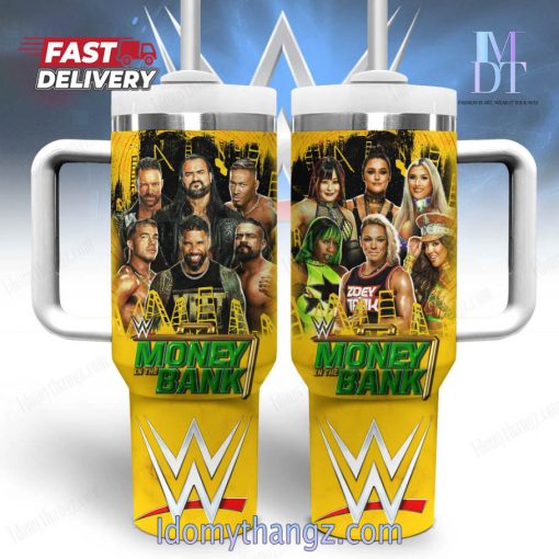 WWE Money in the Bank 40 Oz Stanley Tumbler